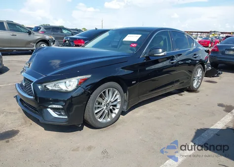 2018 Infiniti Q50 3.0T Luxe from USA, damaged, VIN JN1EV7AP1JM350259
